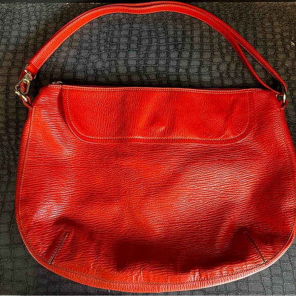 Furla Bags Furla Bag Crossbody And Shoulder Bag Coral Leather Hobo